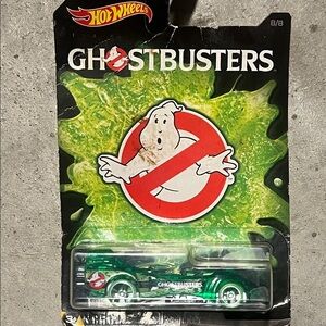 2016 Hot Wheels Ghostbusters Green Die-Cast Car